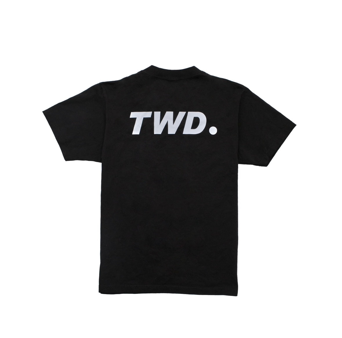 TWD Logo Print Black Tee