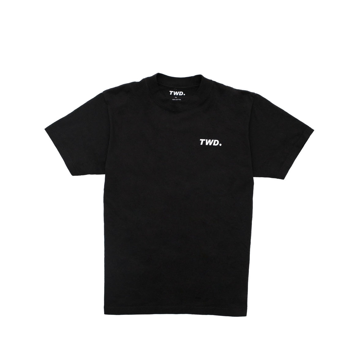 TWD Logo Print Black Tee