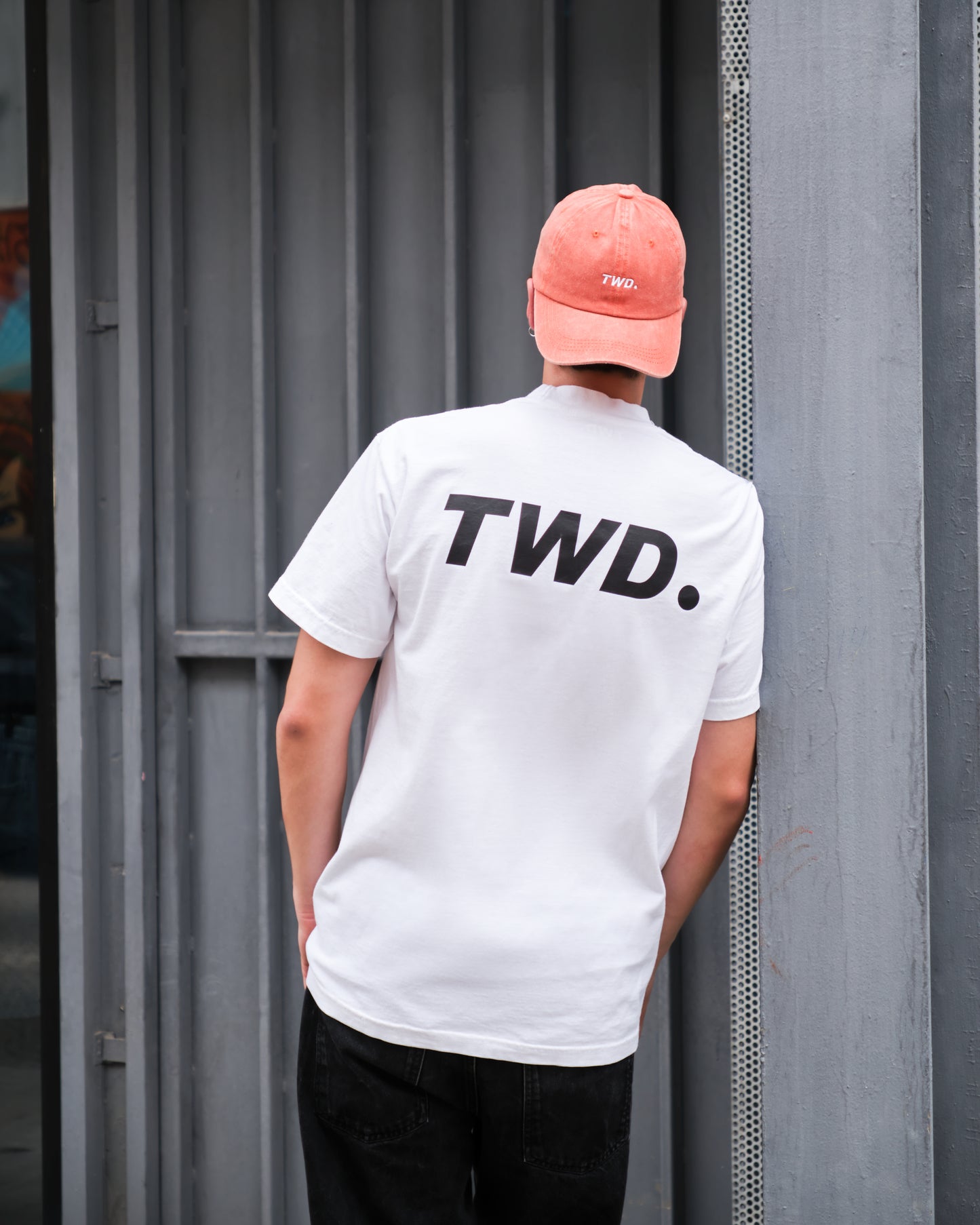 TWD Logo Print White Tee