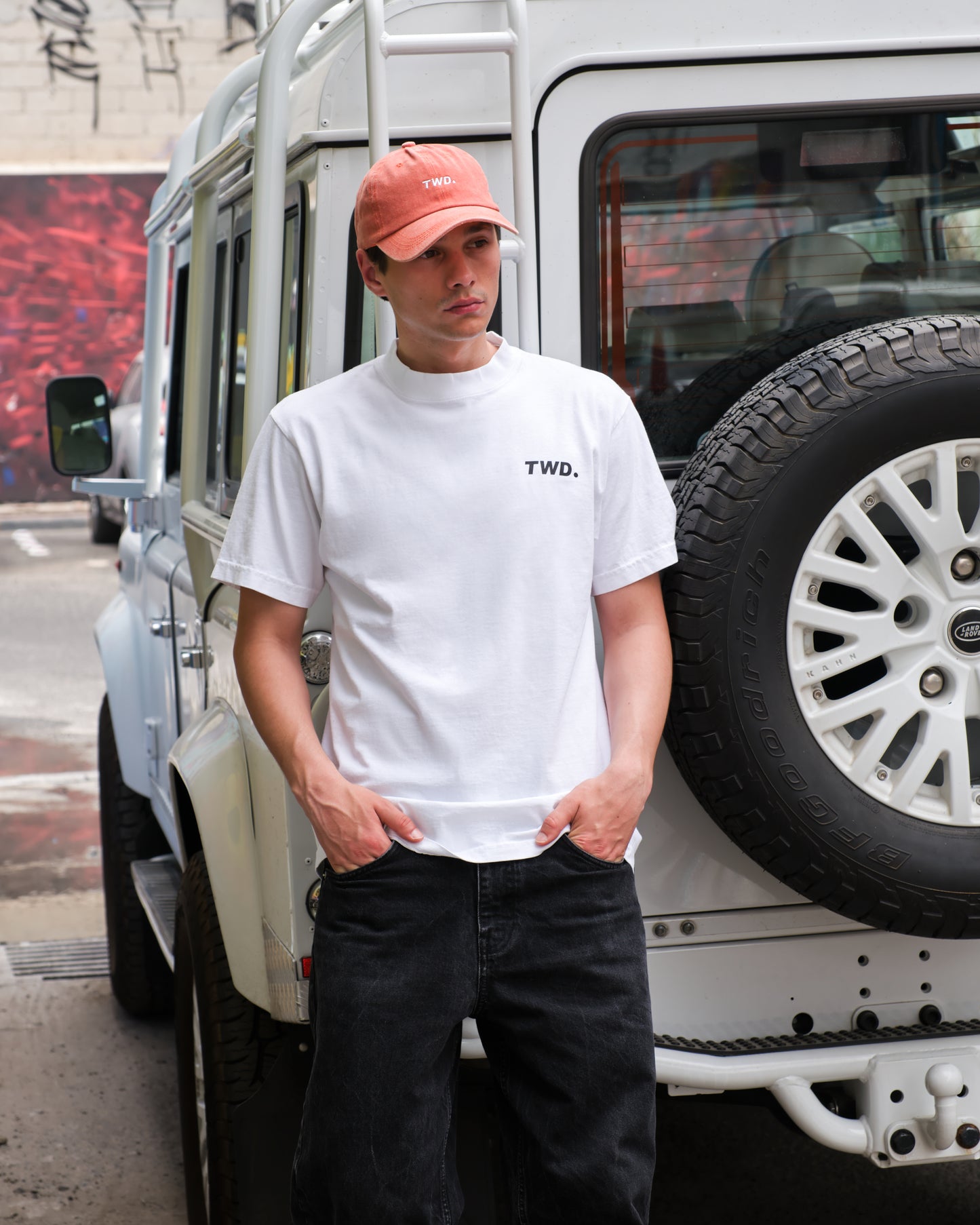 TWD Logo Print White Tee