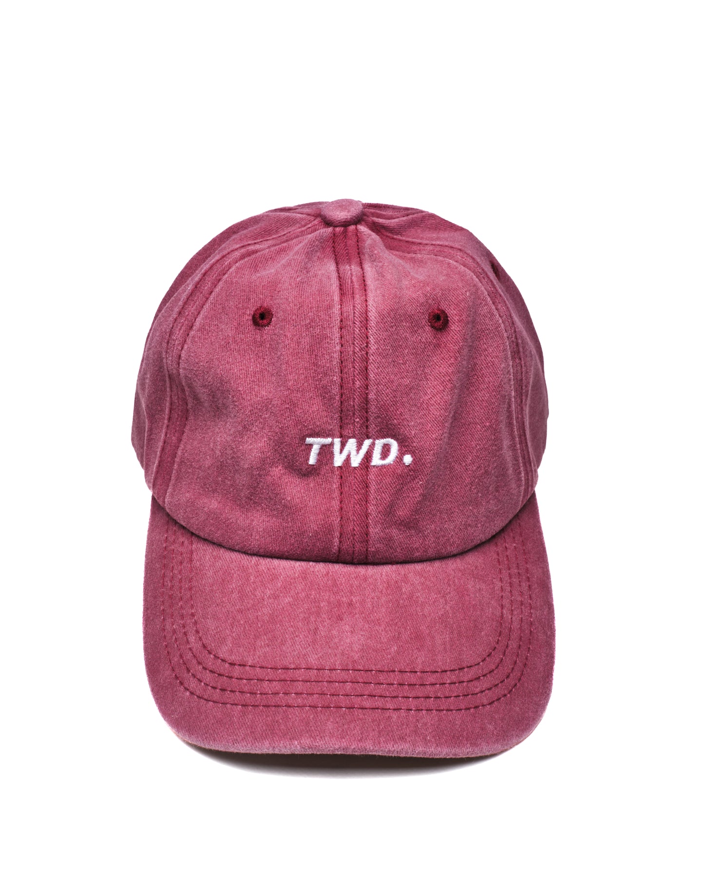 BURGUNDY RED TWD. PRINT