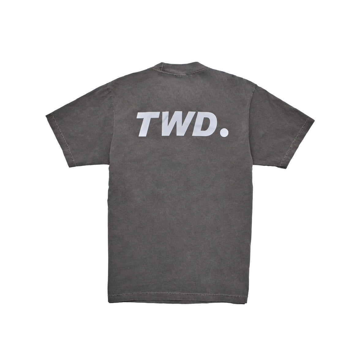 TWD Logo Print Cement Tee